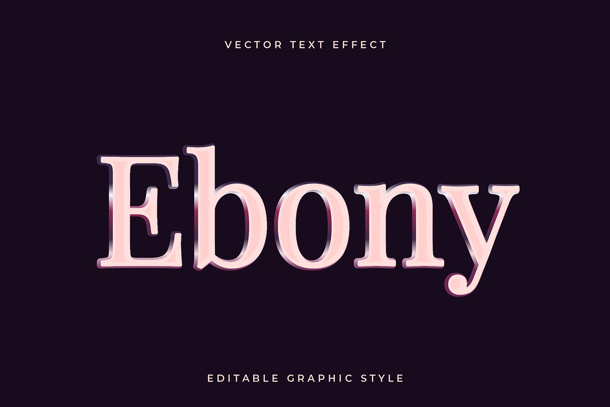 Elegant Glossy Text Effect