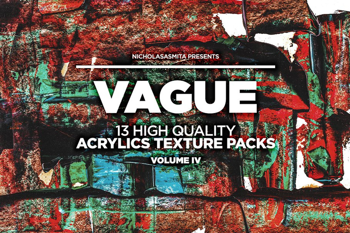 Vague 49 Acrylics Textures Packs, a Pattern Graphic by nicholasasmita (Photo 41 of 51)