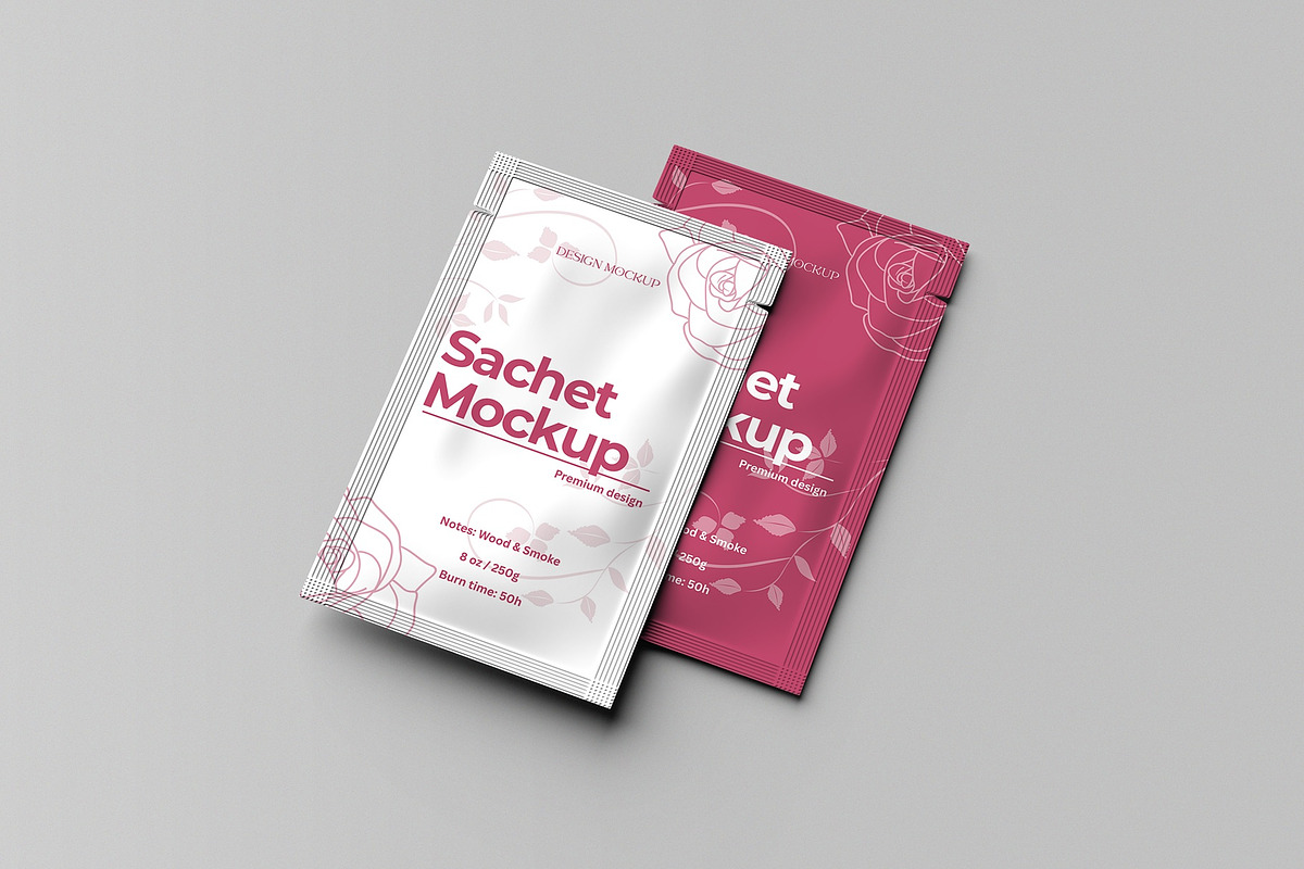 Sachet Mockup, a Packaging Mockup by hokagata (Photo 3 of 5)