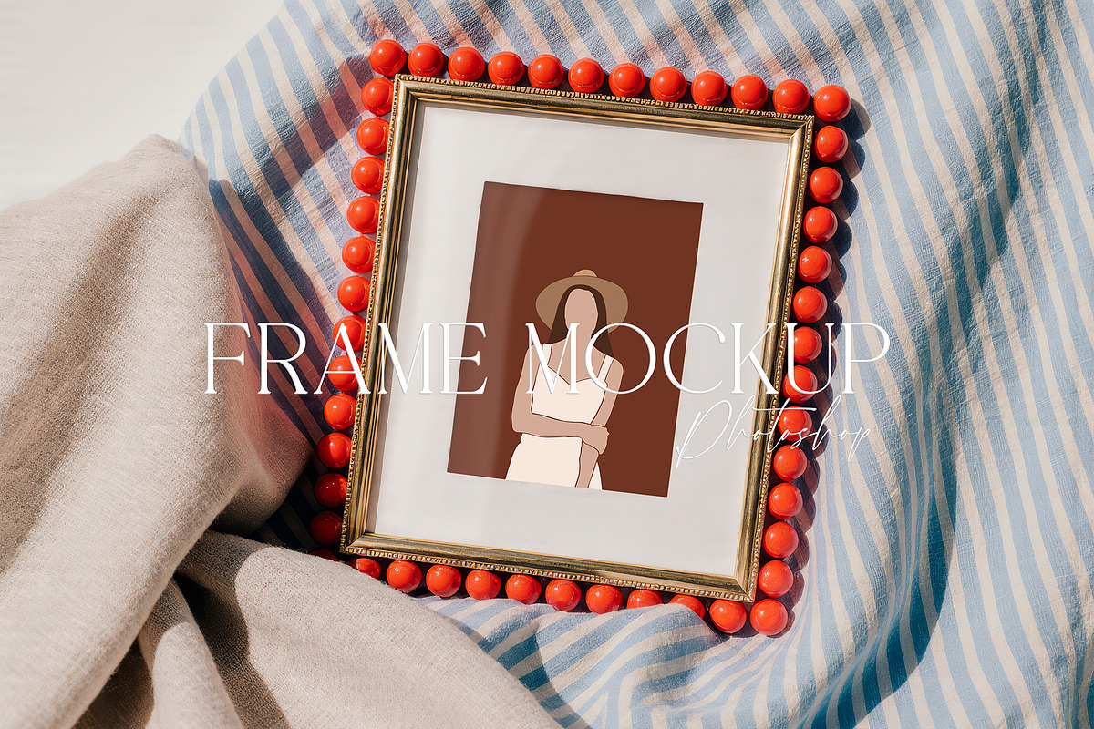 Mid Century Frame Mockup 30PSD, a Product Mockup by EkaterinaViArt (Photo 10 of 11)