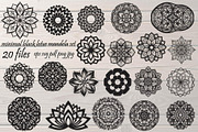 Minimal Black Lotus Mandala, a Decorative Illustration by Designer_Momina (Thumbnail 1 of 21)
