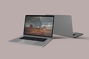 MacBook Pro Display Mockup, an iPhone Mockup by bimockup (Thumbnail 9 of 13)