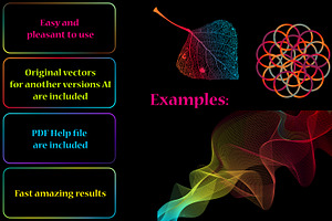 Exotic Bright Gradients Illustrator