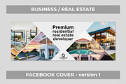 3 Facebook cover templates, a Social Media Template by Malst (Thumbnail 2 of 4)