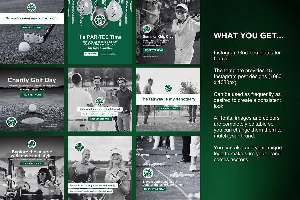 15 Golf Social Media, a Social Media Template by Sincerely Media (Photo 2 of 7)
