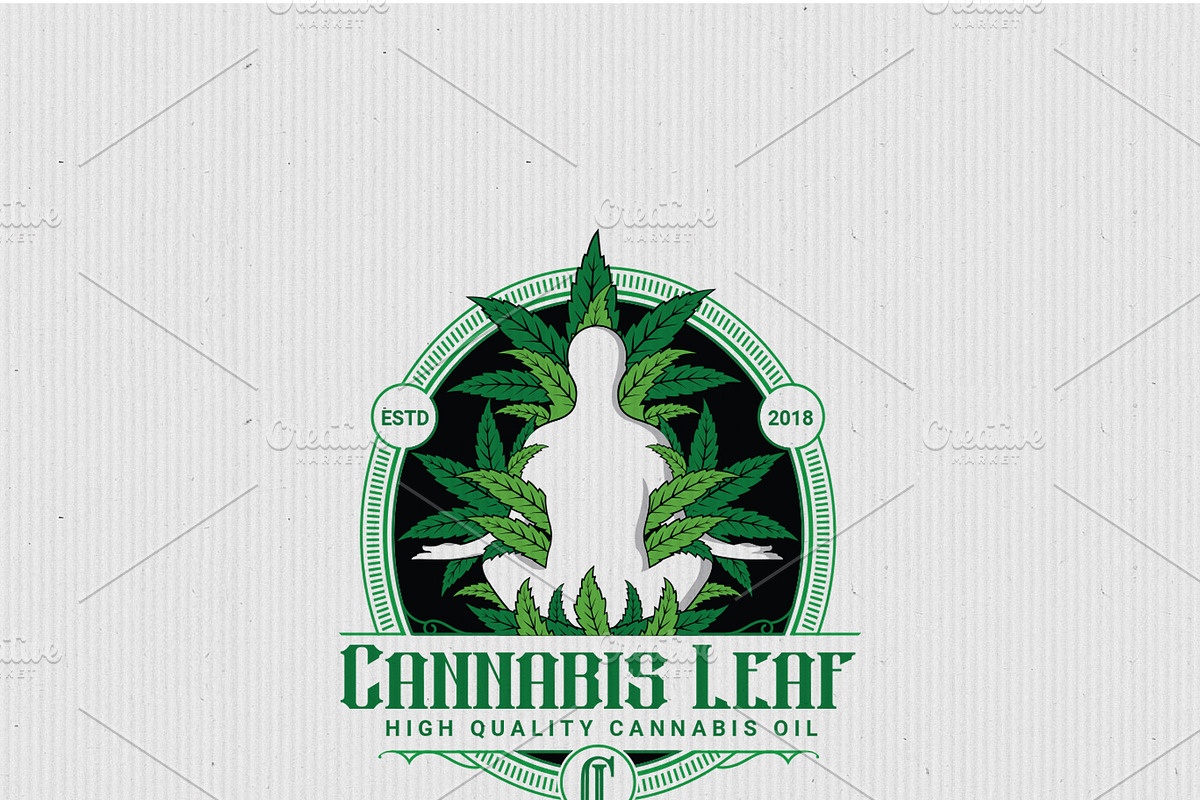 Cannabis Leaf Logo, a Branding & Logo Template by Shwet Art (Photo 1 of 3)