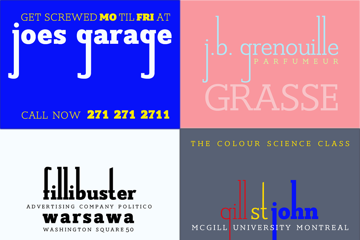 Suez font preview 3