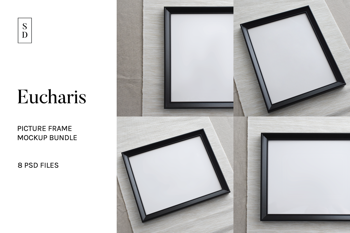 Frame Mockup Bundle - Eucharis, a Household Mockup by Saguaro Digital (Photo 1 of 11)