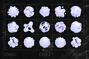 3D Liquid Neon Shapes, an Object Graphic by Design Studio (Thumbnail 3 of 3)