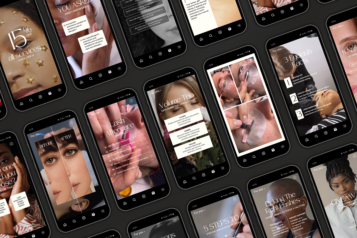 Lash Tech Instagram Reels Templates preview 6