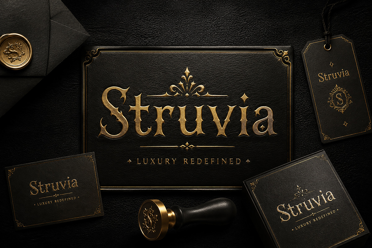 Struvia — Gothic Display Font, a Serif Font by Wow Magic (Photo 3 of 5)