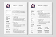 Resume Template / CV, a Resume Template by Creatune (Thumbnail 2 of 6)
