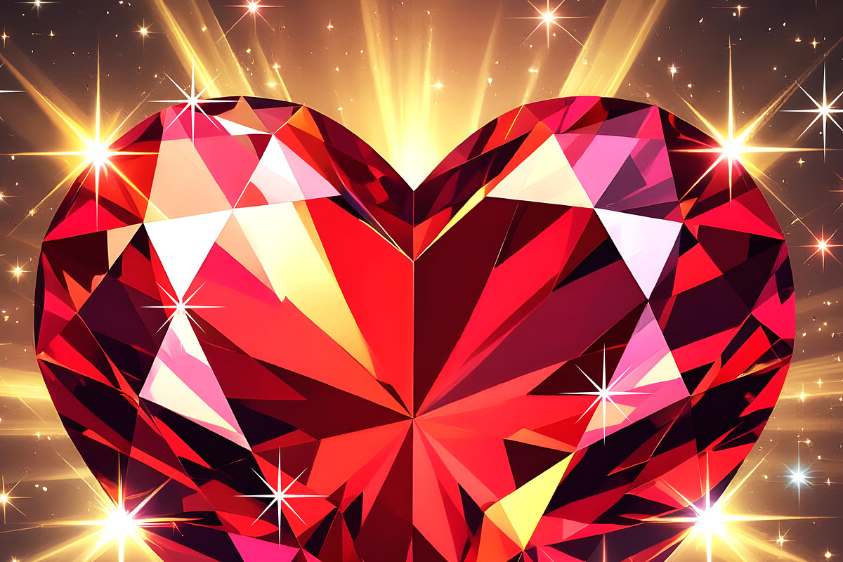 Love Ruby Make You Sparkle, a Decorative Illustration by Sharon Schwalbe (Photo 4 of 4)