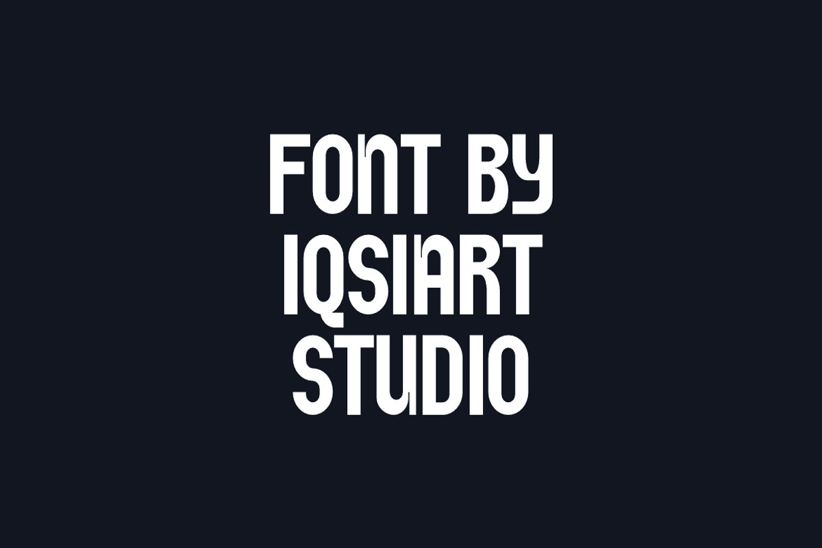 Rayneky - Sporty Font, a Sans Serif Font by Iqsiart Studio (Photo 4 of 8)