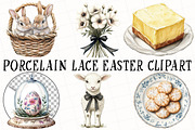 Porcelain Lace Easter Clipart, an Illustration by OK Design (Thumbnail 2 of 6)