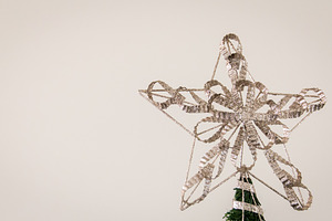 Christmas star featuring christmas, tree, and holiday