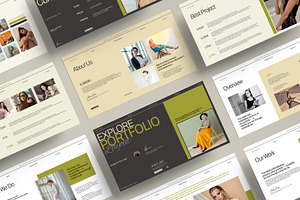 Portfolio Presentation Template, a Presentation Template by MightyDesign