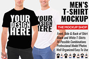 Men's T-Shirt Mockup, a Shirt Mockup by THE MOCKUP SHOP (Thumbnail 1 of 5)