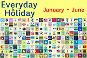 365 holidays cards + calendar 2019, a Card Template by alex.hliv (Thumbnail 2 of 4)