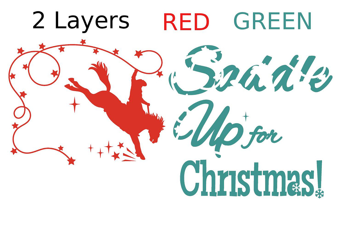 Cowboy Christmas SVG – Rodeo Holiday, a Graphic by TanchaArt (Photo 2 of 11)