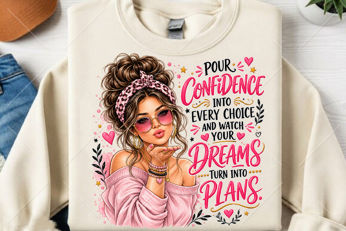 Pour Confidence Pink Leopard Messy, a Seasonal Illustration by Canvas Craft (Photo 2 of 6)