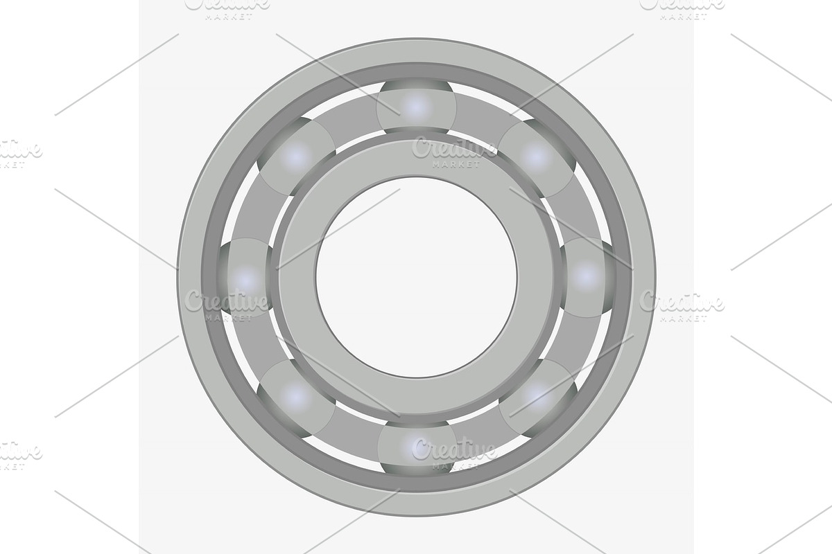 Ball bearing illustration, an Object Illustration by alex.hliv