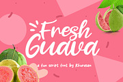 Fresh Guava, a Script Font by khurasan (Thumbnail 1 of 7)