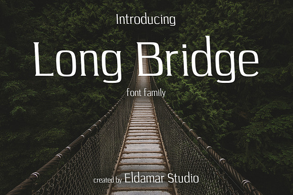 Long Bridge Font preview 4
