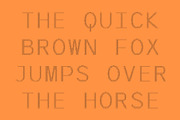 CS Barney Mono Ascii, a Sans Serif Font by Craft Supply Co. (Thumbnail 5 of 8)