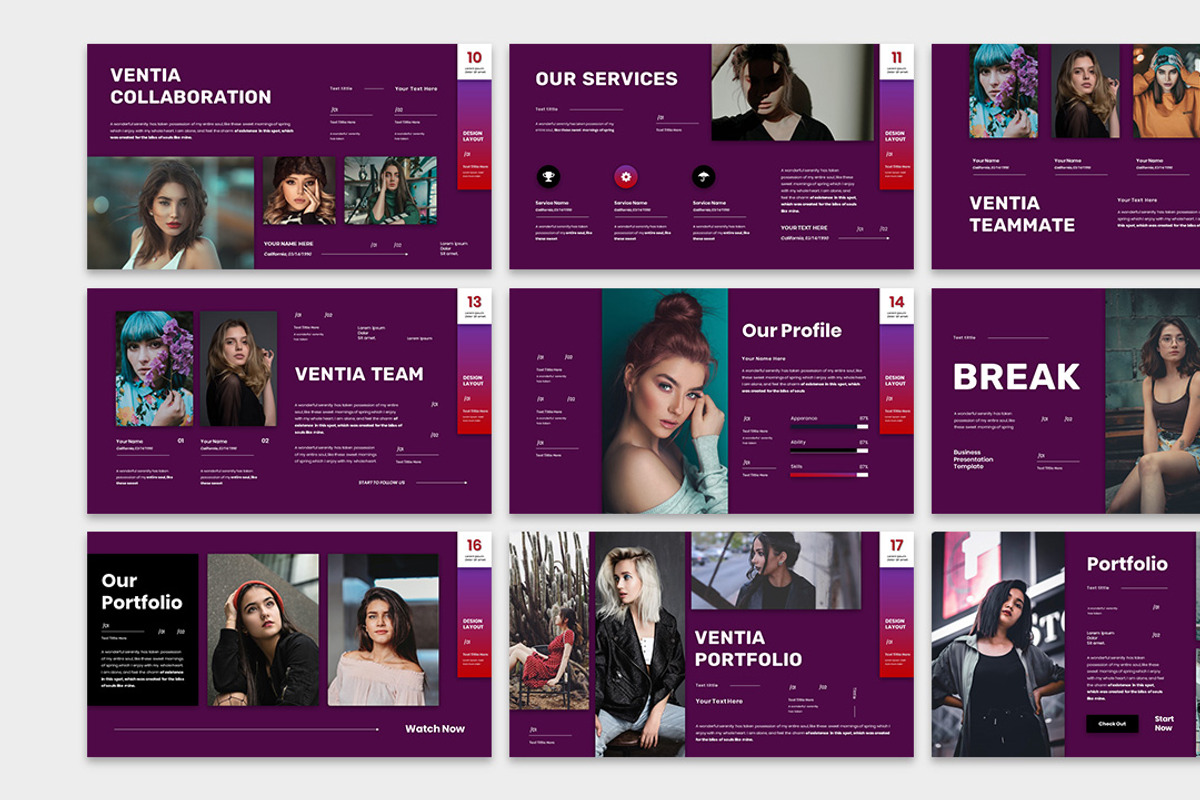 Ventia Presentation Template, a Presentation Template by Analogous Temp (Photo 3 of 5)