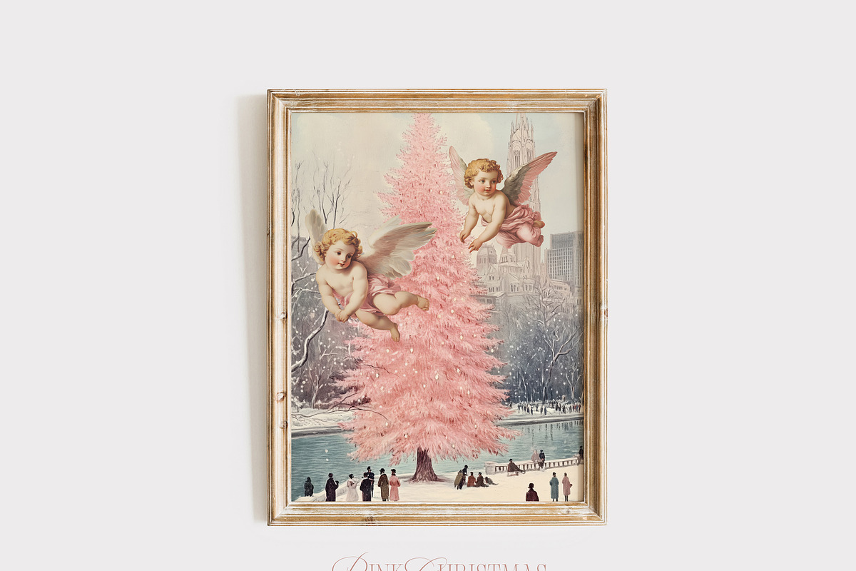 PINK CHRISTMAS COQUETTE COLLAGE, an Object Graphic by Lana Elanor (Photo 2 of 9)