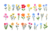 110 Colorful Floral Clipart, an Object Graphic by Zeukaa (Thumbnail 4 of 7)