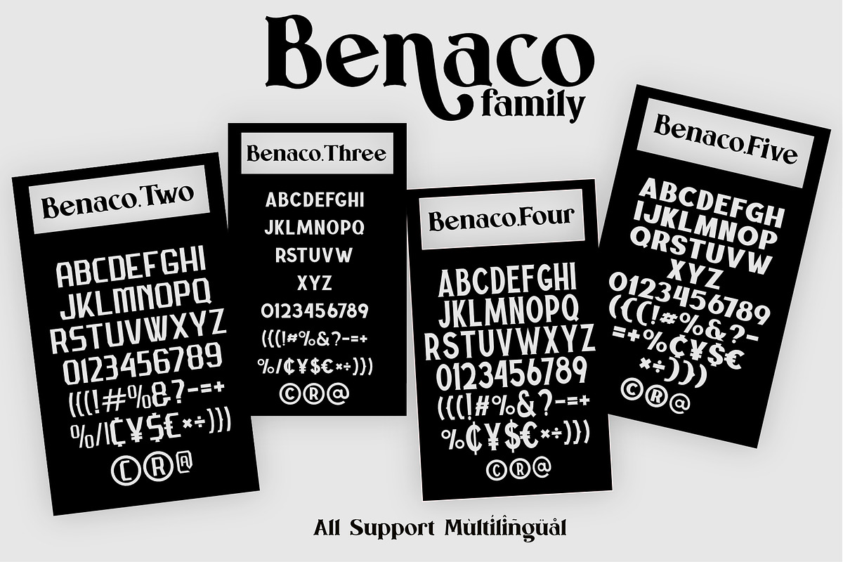 Benaco, a Sans Serif Font by Khoir (Photo 12 of 17)