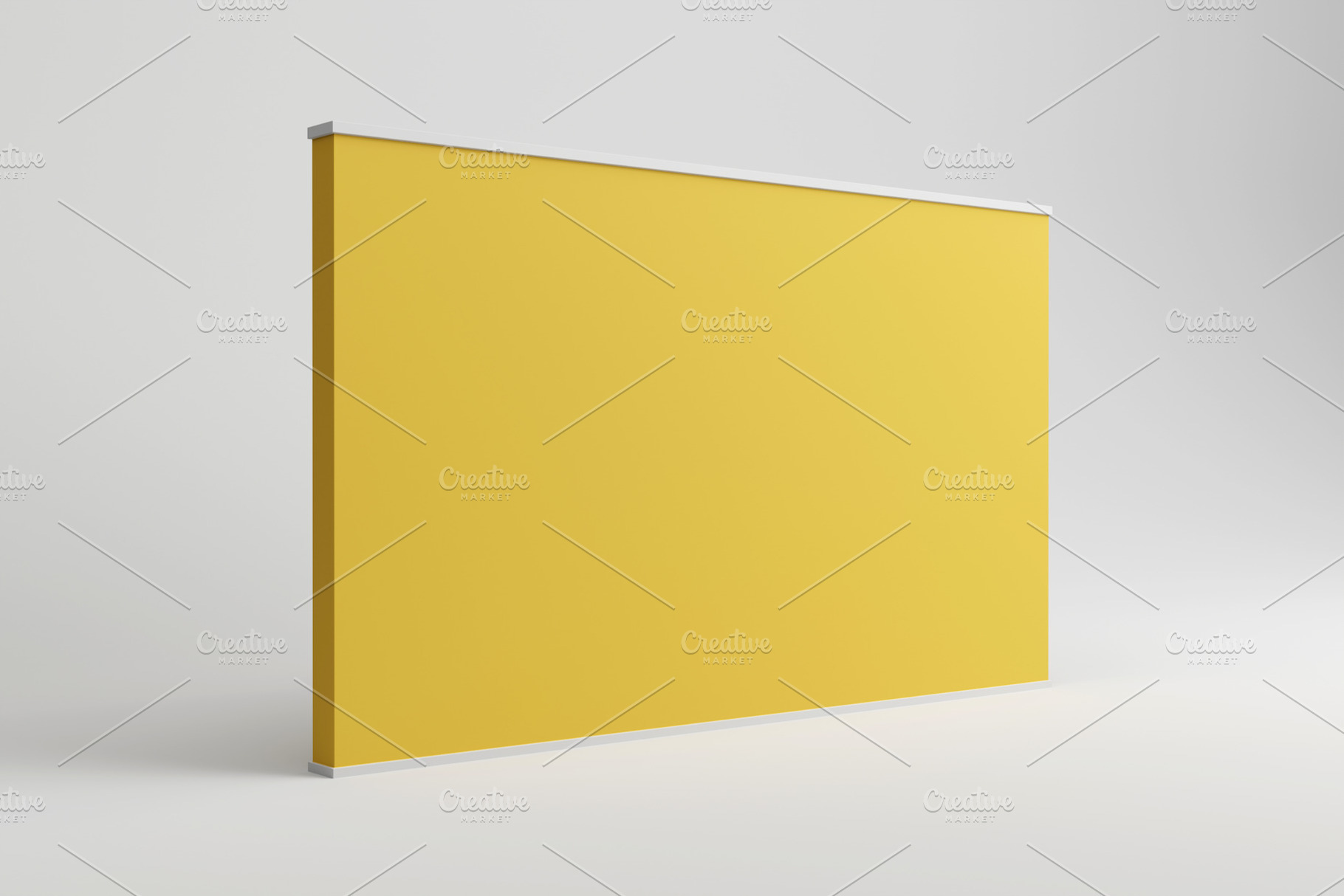 Large Size Straight Exhibition Display Banner Stand Backdrop for show advertisi, a Business Photo by RF Images