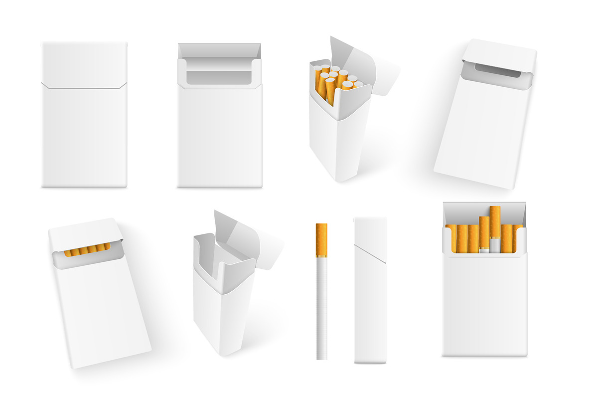 Realistic Cigarette Mockup, a Product Mockup by Vector Market (Photo 2 of 3)
