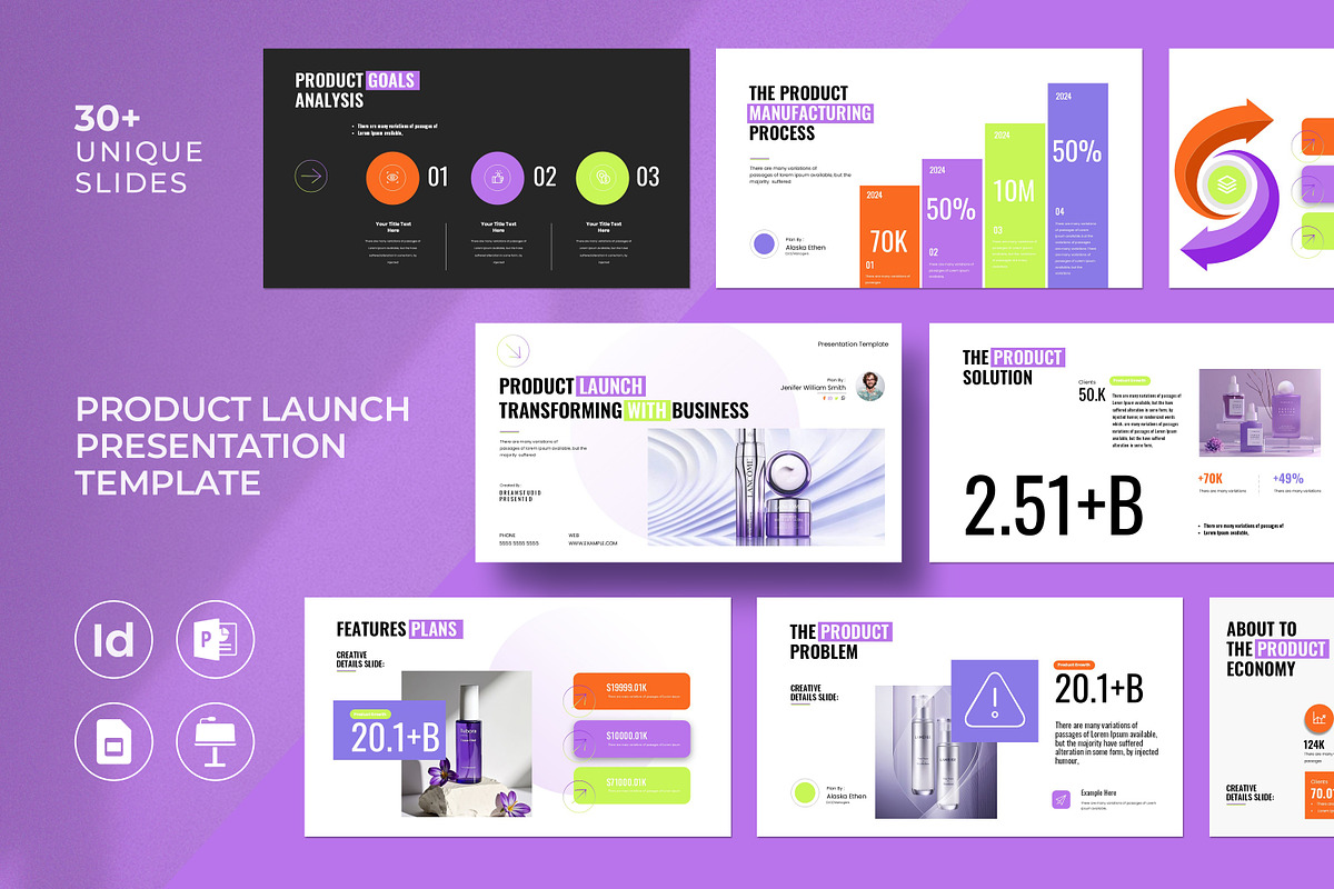 Product Launch Transforming With Bus, a Presentation Template by Slide-Agency (Photo 2 of 12)