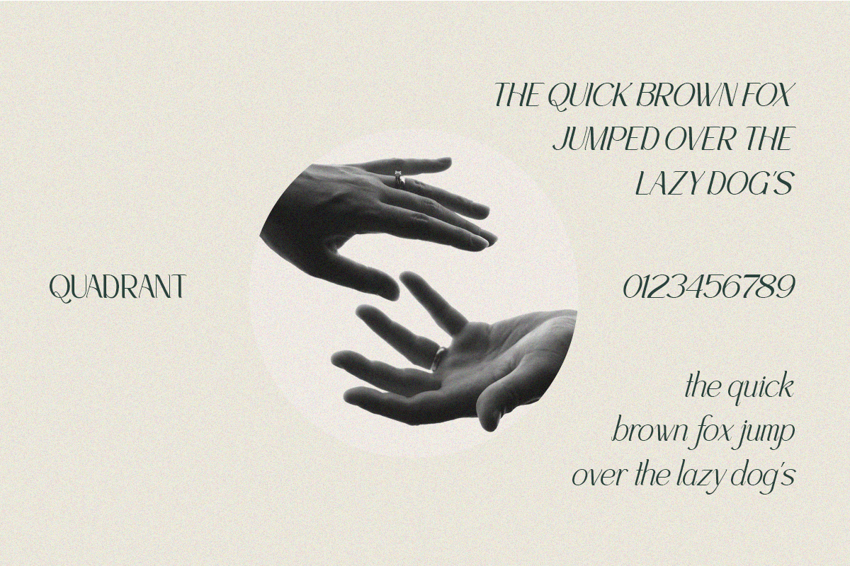 Quadrant - Clean Sans Font, a Sans Serif Font by RagamKata (Photo 10 of 13)
