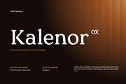 Kalenor OX - Ethical AI Serif, a Serif Font by productype1 (Thumbnail 1 of 12)
