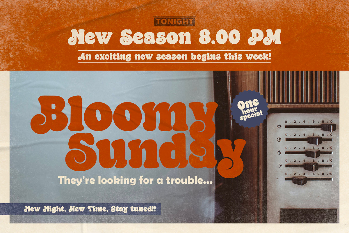 Chunky Beard - Retro Type, a Serif Font by ikiiko (Photo 5 of 7)