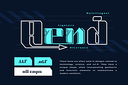 Selauk | Futuristic Font, a Serif Font by twinstd (Thumbnail 3 of 13)