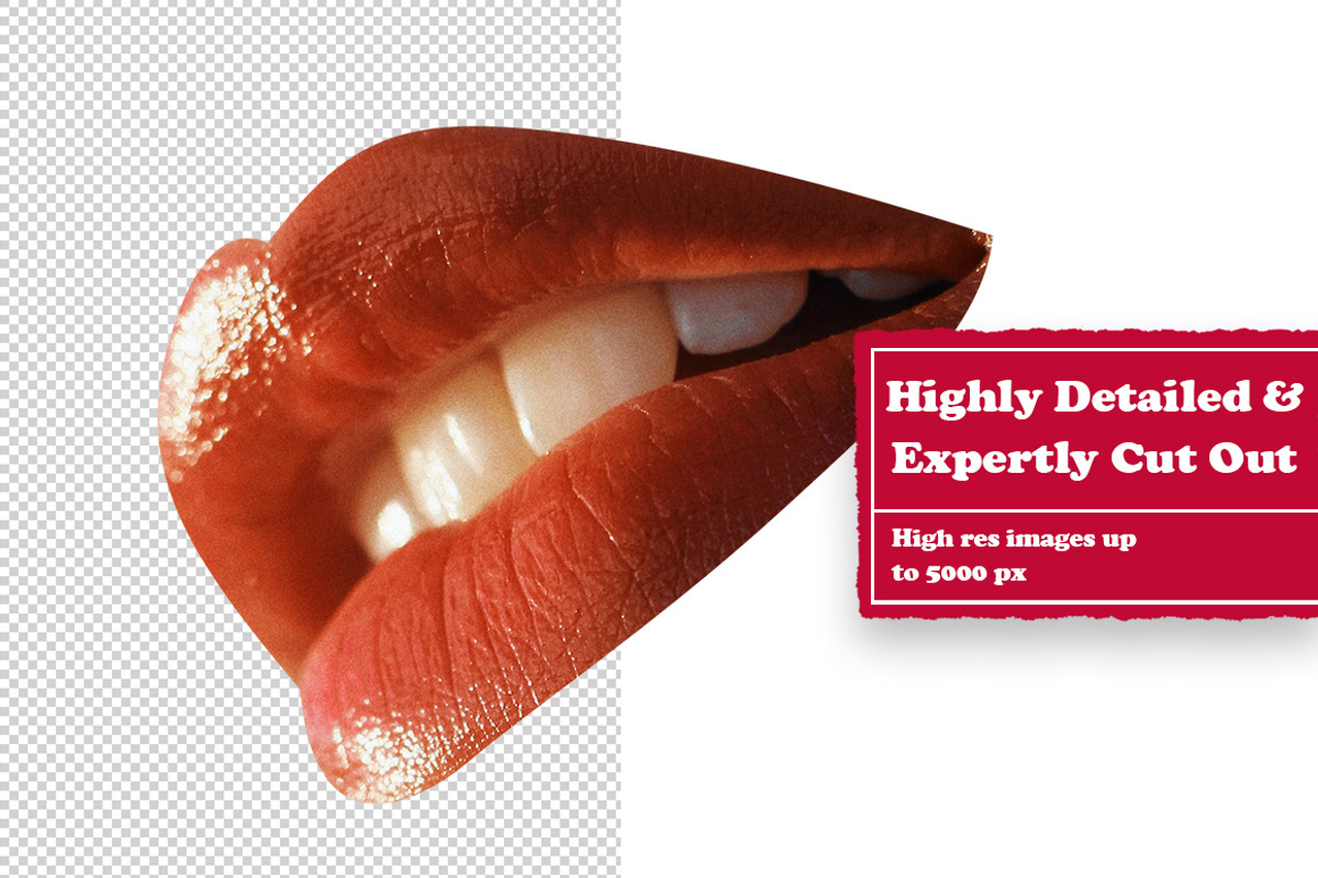 Lips & Mouths Digital Collage Pack, an Object Graphic by Collage Supply Co (Photo 2 of 3)