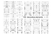 150 decorative elements., a Decorative Illustration by TaPilipa (Thumbnail 1 of 5)
