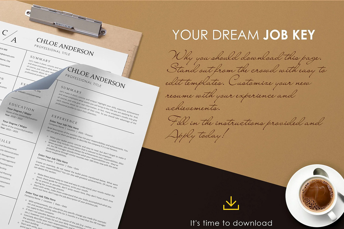 Resume Template Word, Google Resume, a Resume Template by resumetemplathttps://d3es (Photo 9 of 9)
