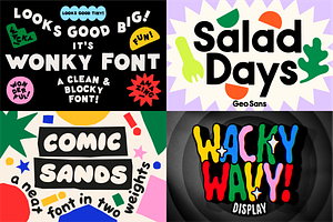 Super Happy Good Time! Font Bundle