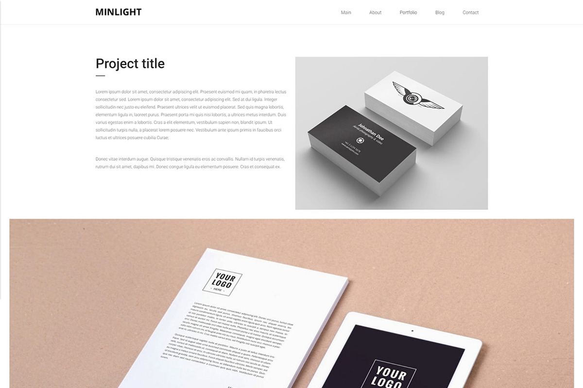 Minlight - Minimal Creative Theme, a HTML Template by valthemes (Photo 7 of 7)