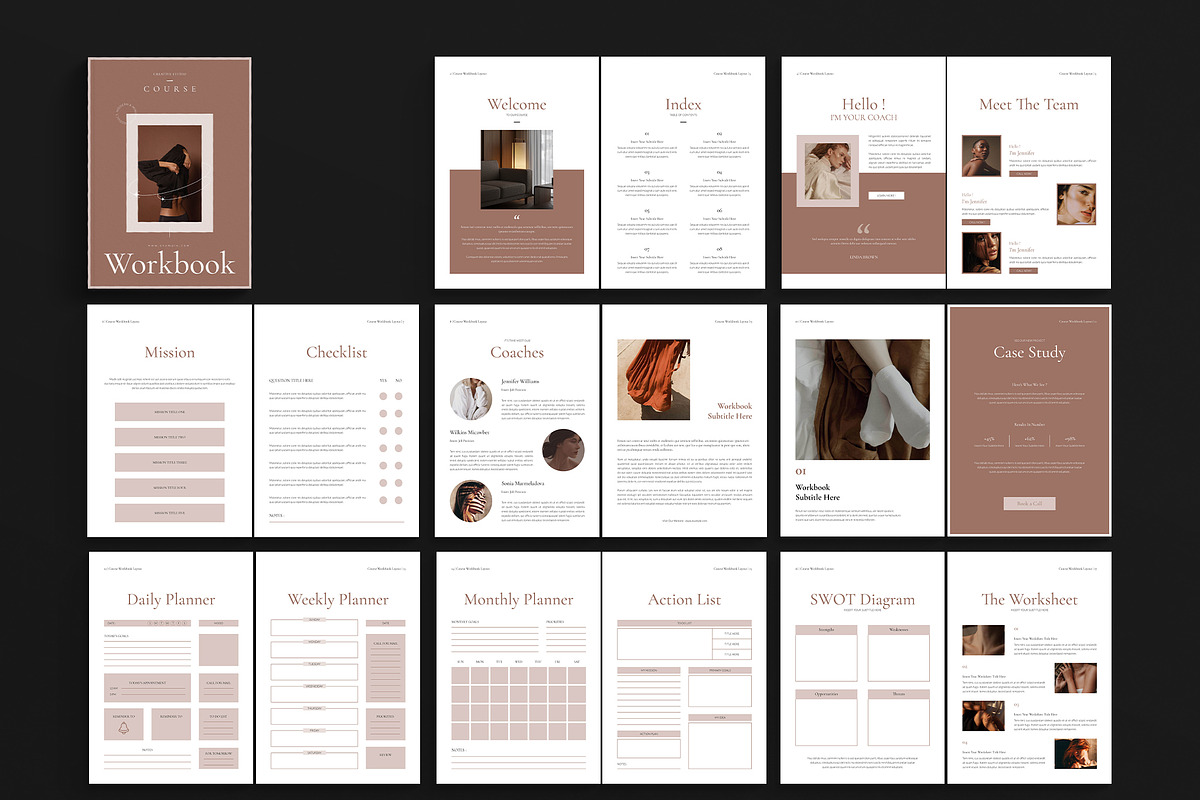 Course Workbook Template, a Magazine Template by DesignCrest (Photo 11 of 12)