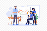 Team Analyzing Digital Marketing, a Person Illustration by Partikusi Design (Thumbnail 3 of 3)