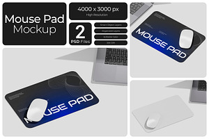 Computer Mouse Pad Mockup, a Product Mockup by Bartama Graphic