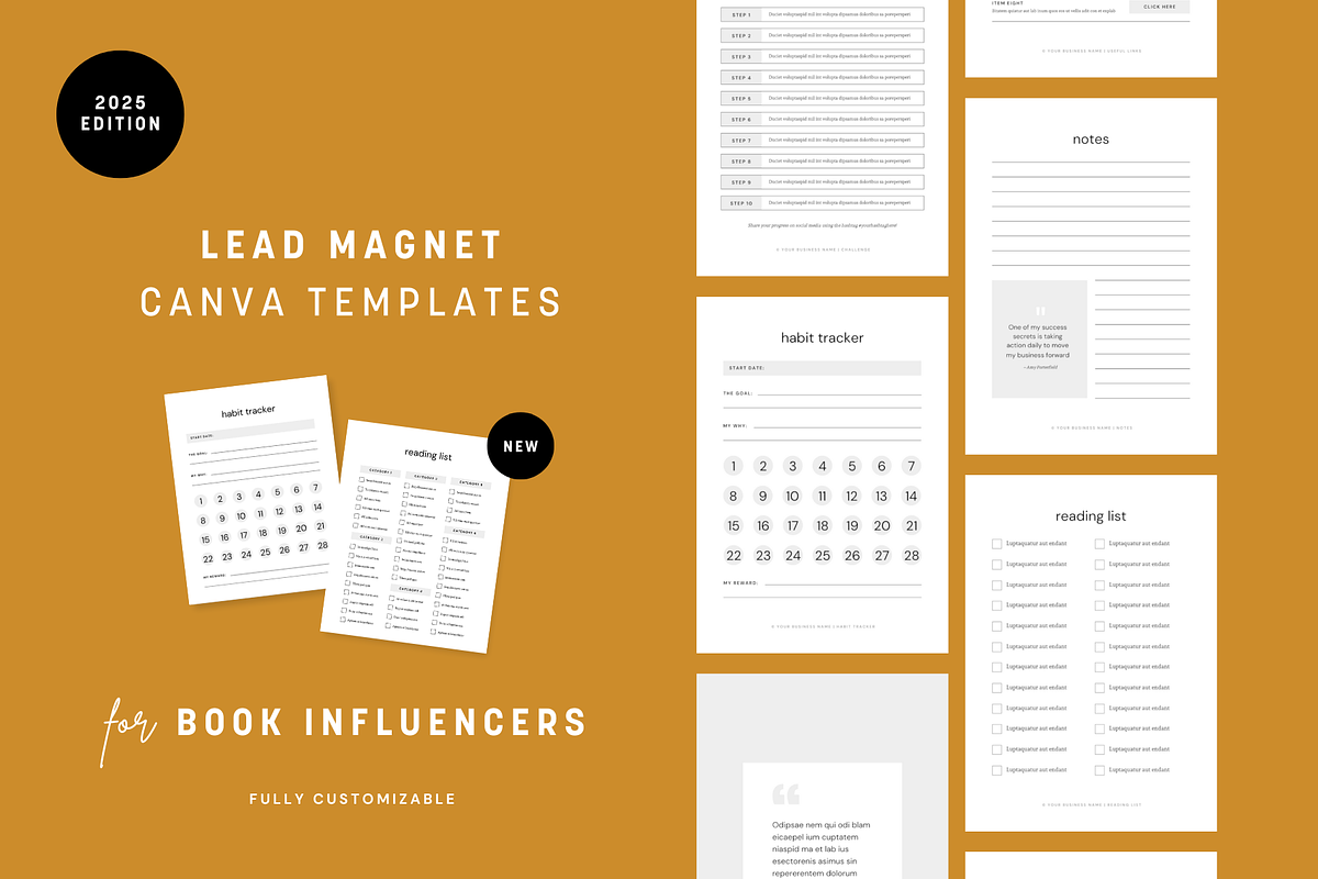 Book Influencer | Canva Templates
