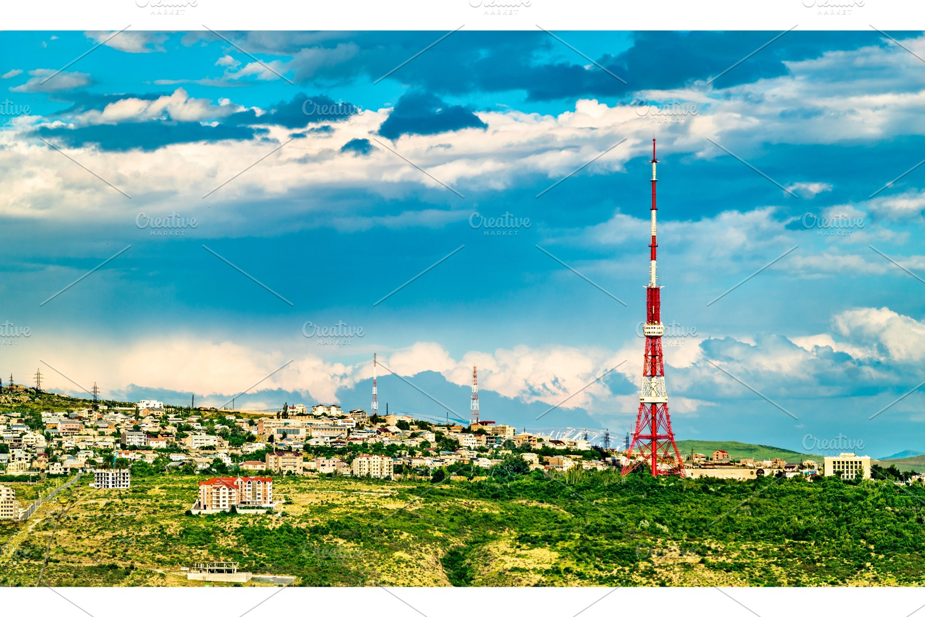 Yerevan TV Tower in Armenia, an Architecture Photo by Leonid Andronov